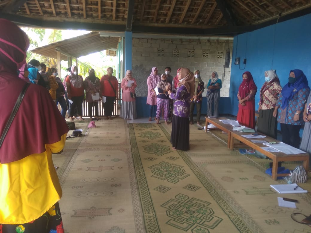 PKK Padukuhan Sangkrek Ajak Warga Sukseskan Program Vaksinasi